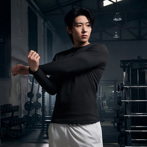 Muscle Fit Dual 健身長袖上衣｜共7色｜XT2218G