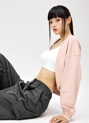 氣球感Bolero長袖罩衫上衣｜共5色｜XTFCD01H3
