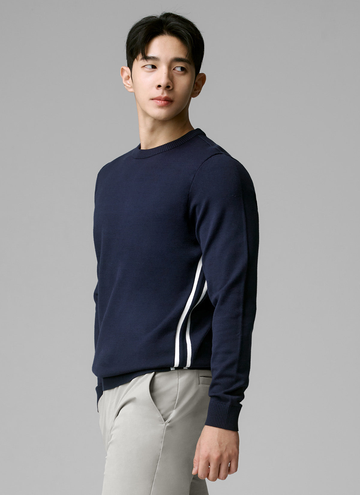 URBAN Men's 條紋針織長袖上衣｜共3色｜XTMKT02J3