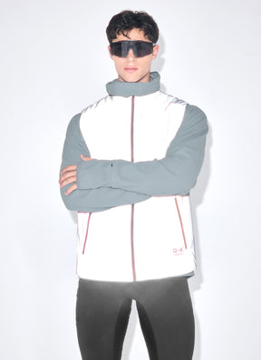 RX Men's All Over 反光背心上衣｜反光銀Reflective Silver｜XMK3VP1001