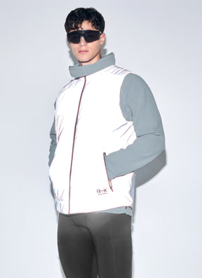 RX Men's All Over 反光背心上衣｜反光銀Reflective Silver｜XMK3VP1001