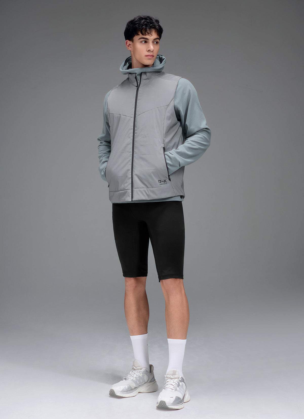 RX Men's All Over 反光背心上衣｜反光銀Reflective Silver｜XMK3VP1001
