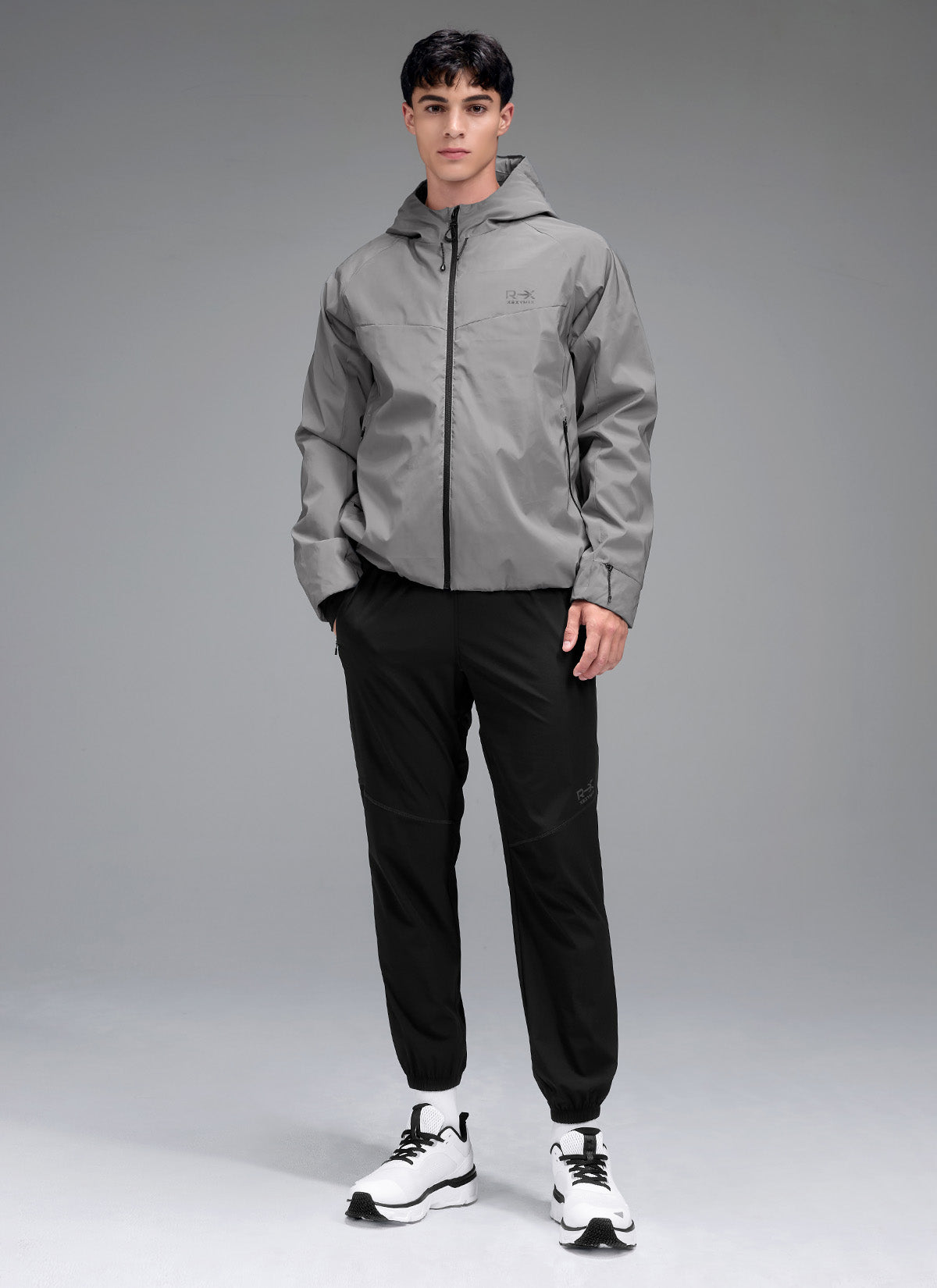 RX MEN'S All Over 反光連帽外套｜反光銀｜XMK4JP1002