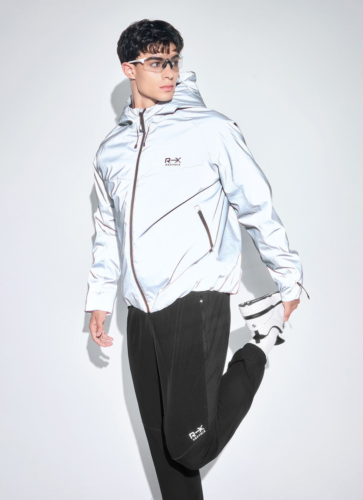 RX MEN'S All Over 反光連帽外套｜反光銀｜XMK4JP1002