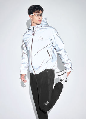 RX MEN'S All Over 反光連帽外套｜反光銀｜XMK4JP1002