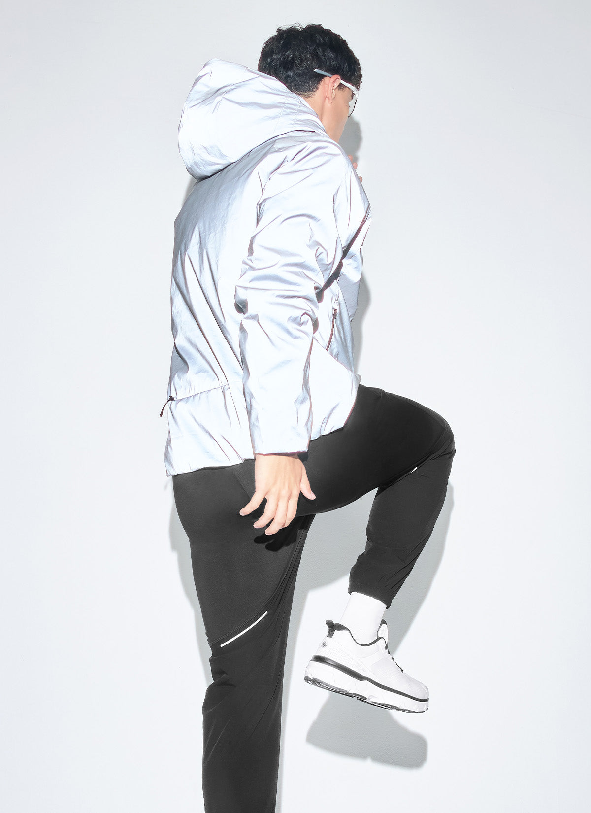 RX MEN'S All Over 反光連帽外套｜反光銀｜XMK4JP1002