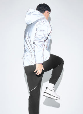 RX MEN'S All Over 反光連帽外套｜反光銀｜XMK4JP1002