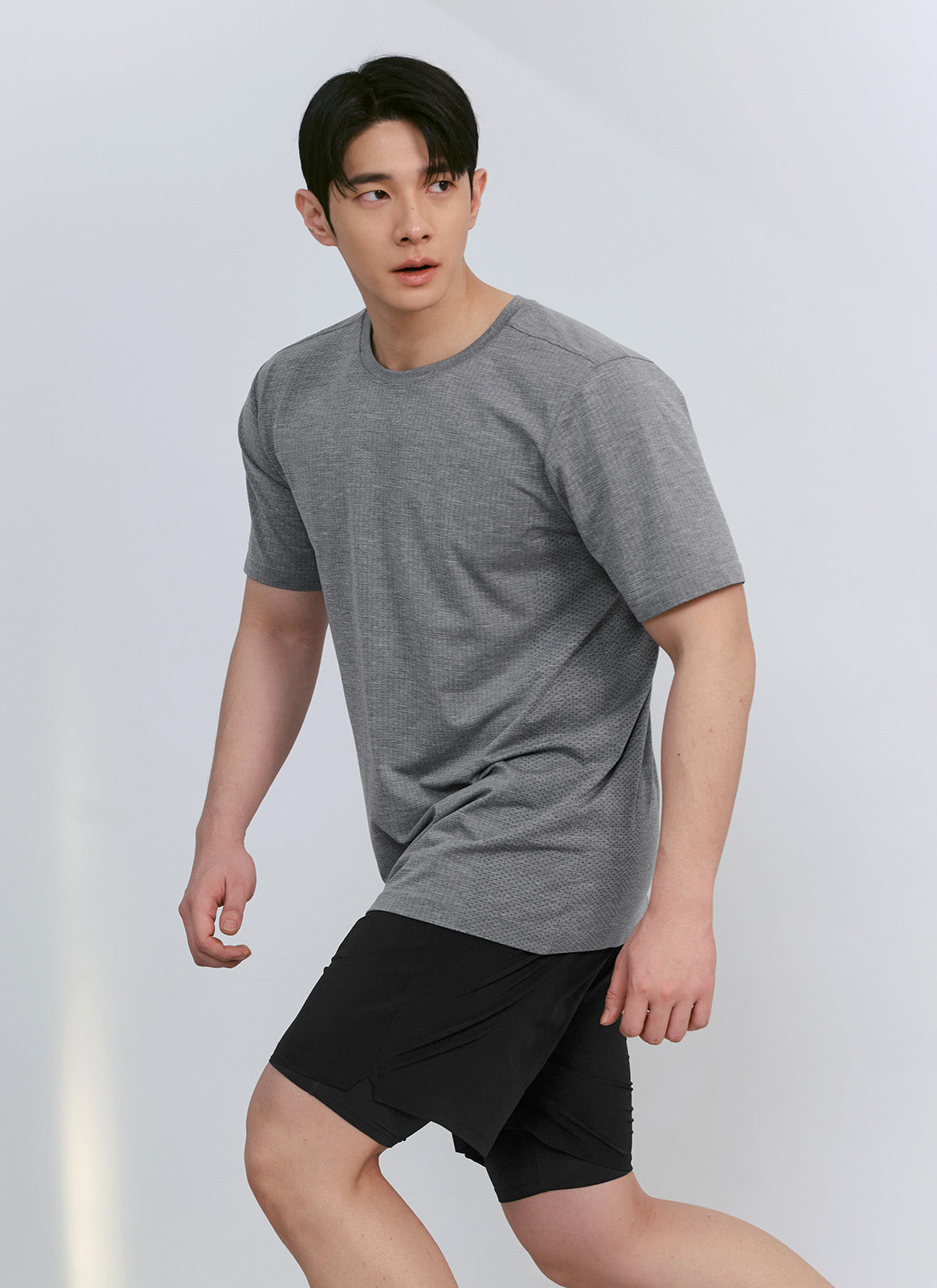 Men's 網眼無縫訓練短袖上衣｜共3色｜XMK2TS1004