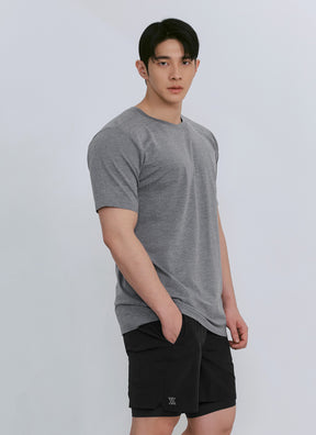 Men's 網眼無縫訓練短袖上衣｜共3色｜XMK2TS1004