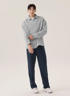 Comfort Fine Men's 褶線寬褲｜共3色｜XMK3PT1005