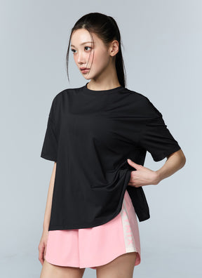 Ice Feather 2.0 後開衩綁結短袖上衣｜共6色｜XFL2TS1006