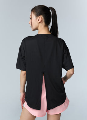 Ice Feather 2.0 後開衩綁結短袖上衣｜共6色｜XFL2TS1006