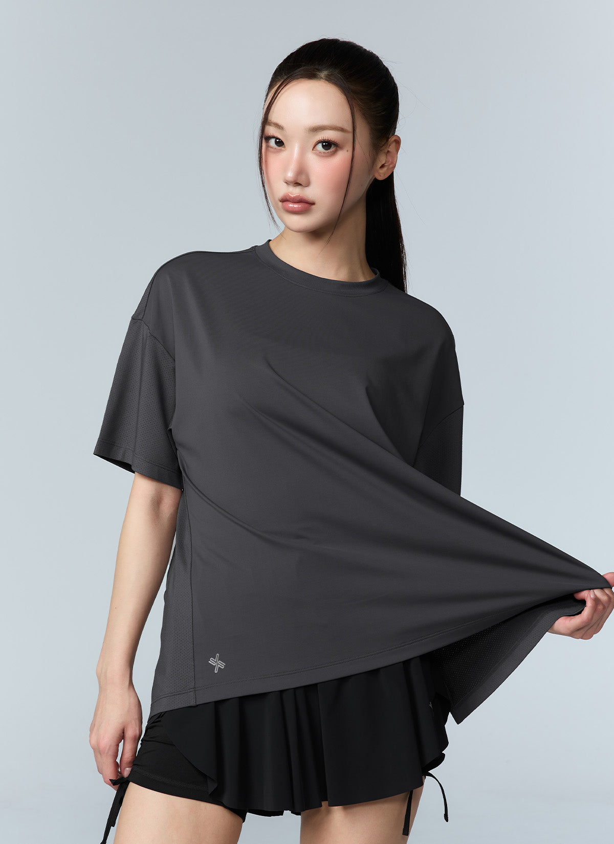 Ice Feather 2.0 後開衩綁結短袖上衣｜共6色｜XFL2TS1006