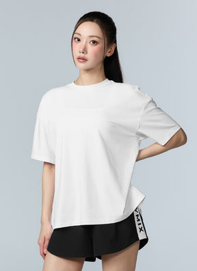 Ice Feather 2.0 後開衩綁結短袖上衣｜共6色｜XFL2TS1006