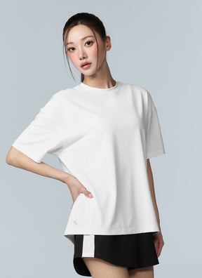 Ice Feather 2.0 後開衩綁結短袖上衣｜共6色｜XFL2TS1006