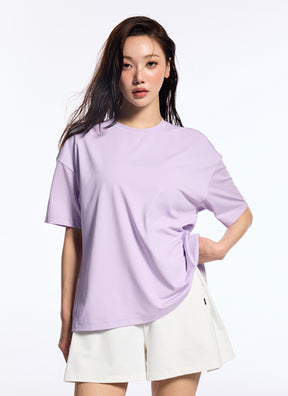 Ice Feather 2.0 後開衩綁結短袖上衣｜共6色｜XFL2TS1006