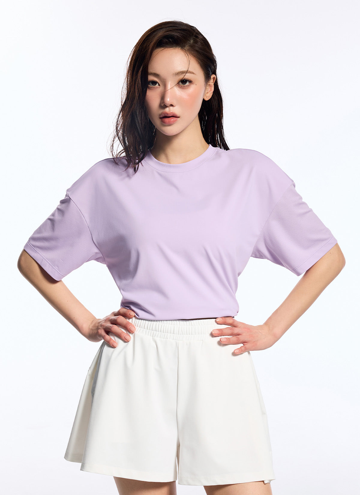 Ice Feather 2.0 後開衩綁結短袖上衣｜共6色｜XFL2TS1006