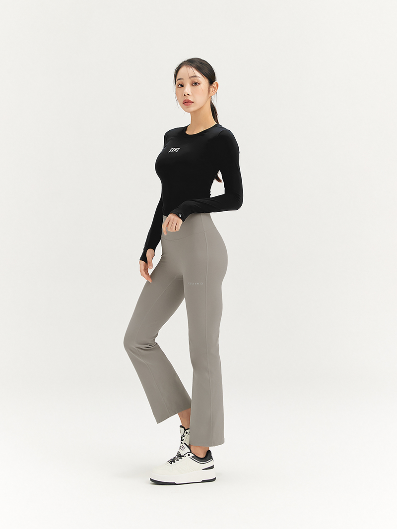 黑標360N 全方位柔彈美感靴型喇叭保暖褲｜共11色｜XP9217G