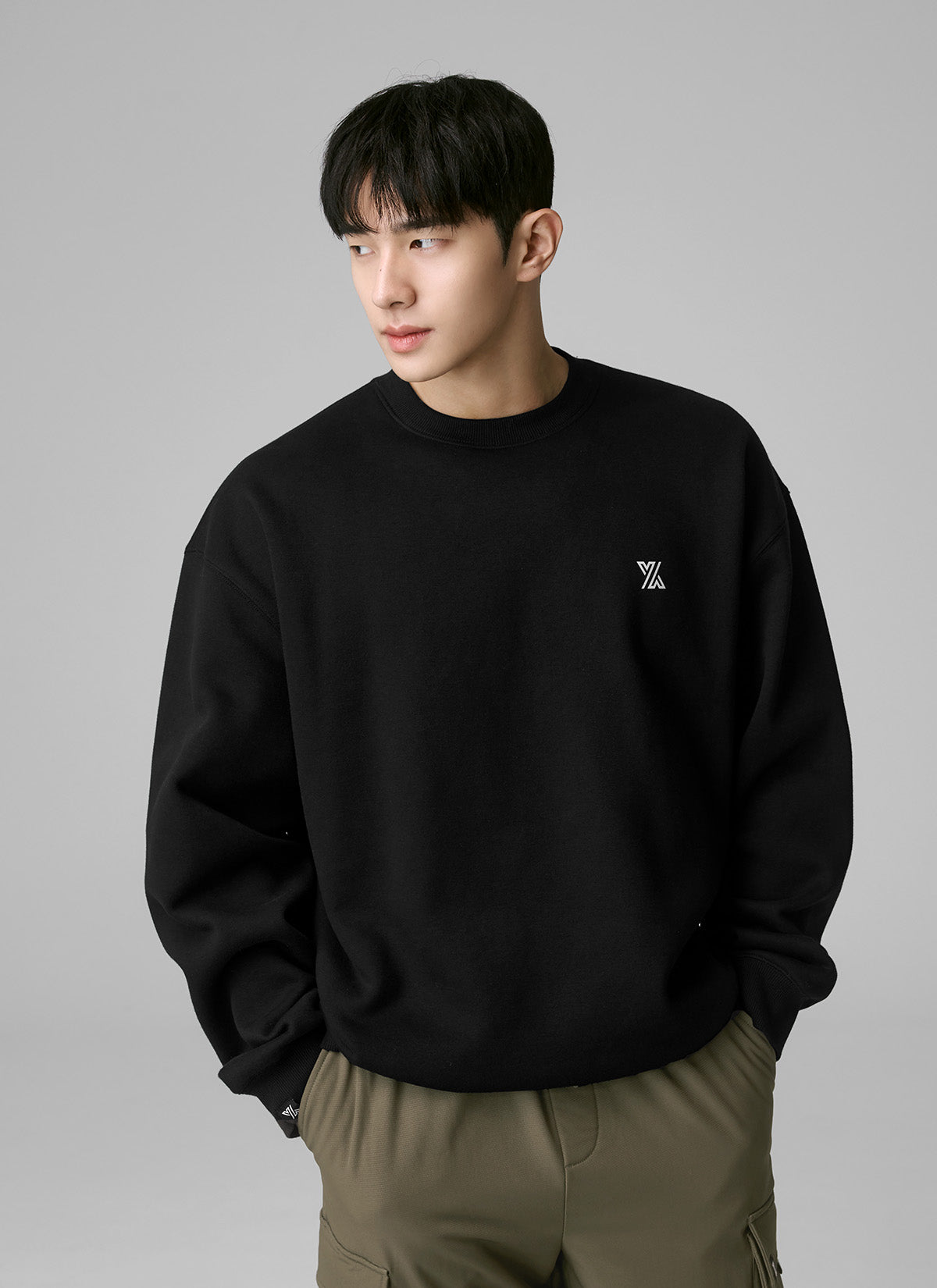 Essential X標誌圓領拉絨大學TEE｜共4色｜XTMMT10J3