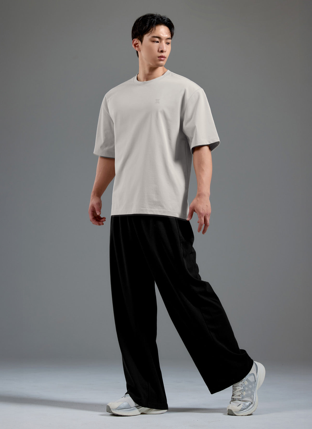 Men's  X標誌寬肩 Over Fit 短袖上衣 | 共5色 | XMK3TS1101