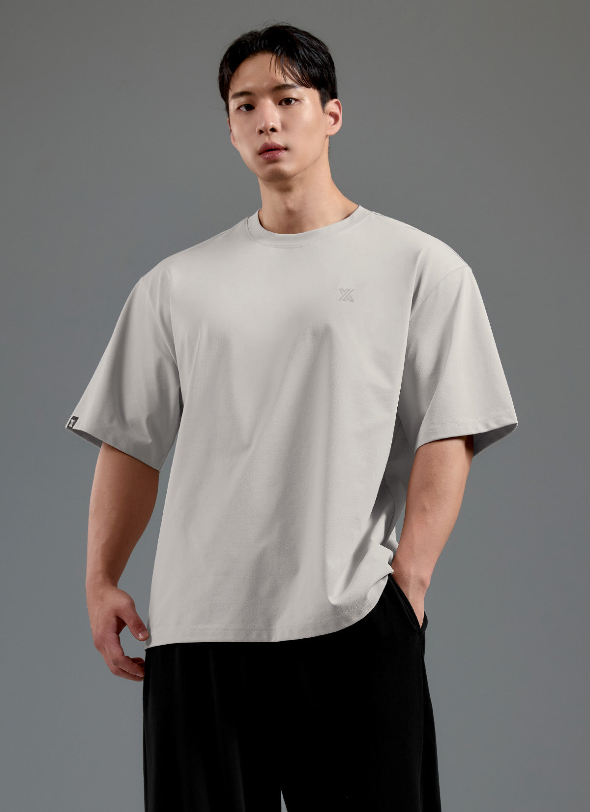 Men's  X標誌寬肩 Over Fit 短袖上衣 | 共5色 | XMK3TS1101