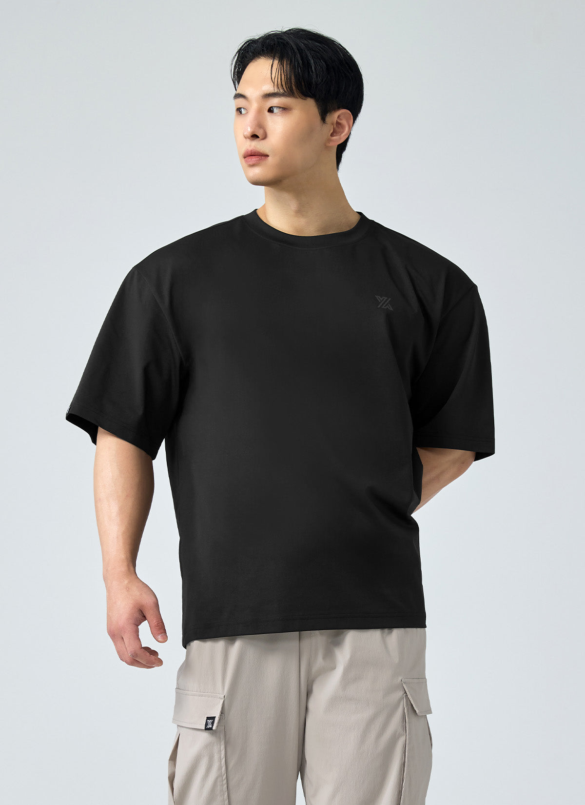 Men's  X標誌寬肩 Over Fit 短袖上衣 | 共5色 | XMK3TS1101