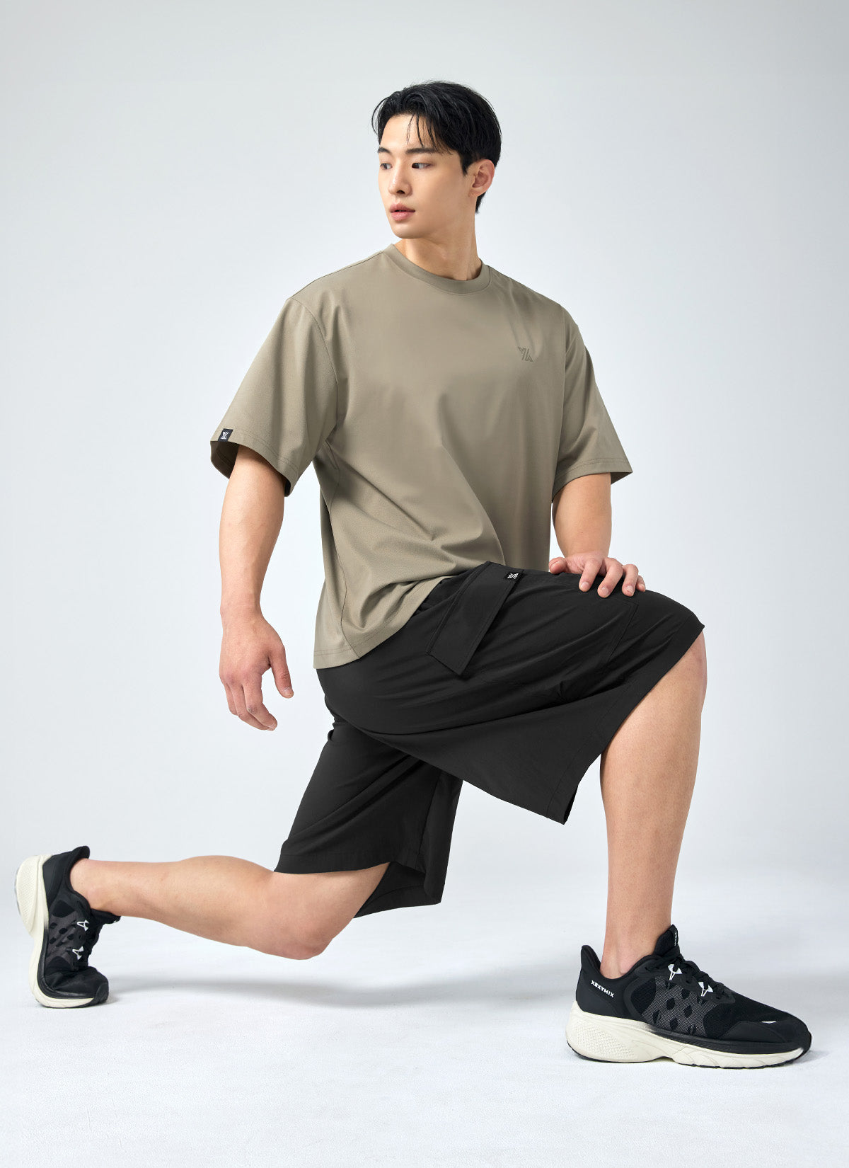 Men's  X標誌寬肩 Over Fit 短袖上衣 | 共5色 | XMK3TS1101