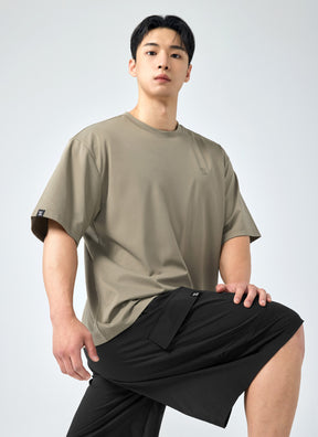 Men's  X標誌寬肩 Over Fit 短袖上衣 | 共5色 | XMK3TS1101