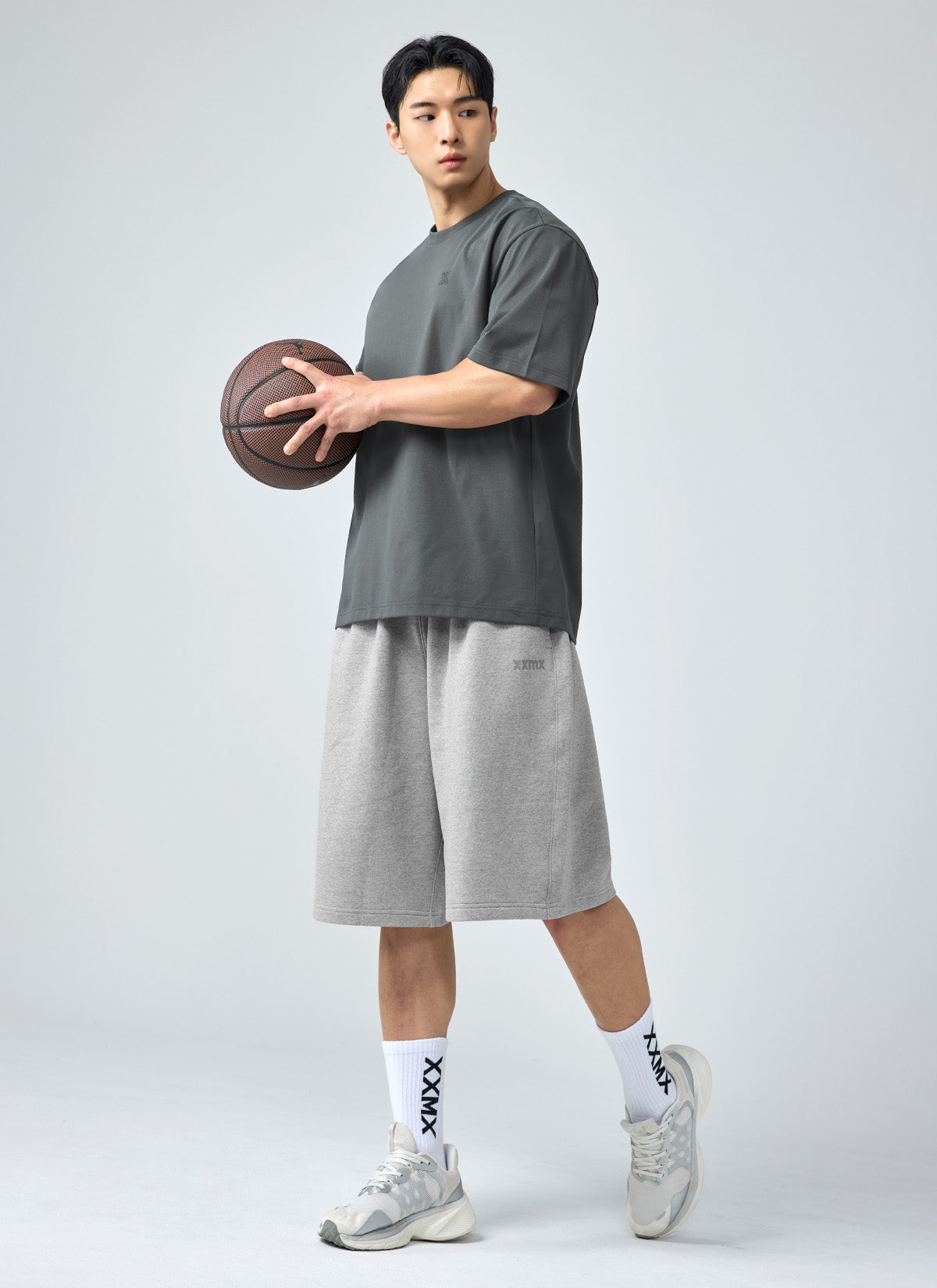 Men's  X標誌寬肩 Over Fit 短袖上衣 | 共5色 | XMK3TS1101