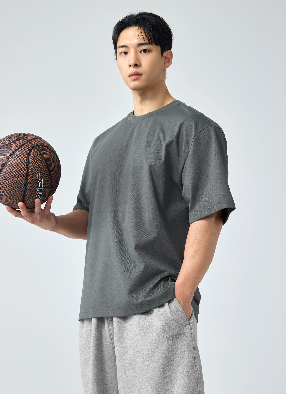 Men's  X標誌寬肩 Over Fit 短袖上衣 | 共5色 | XMK3TS1101