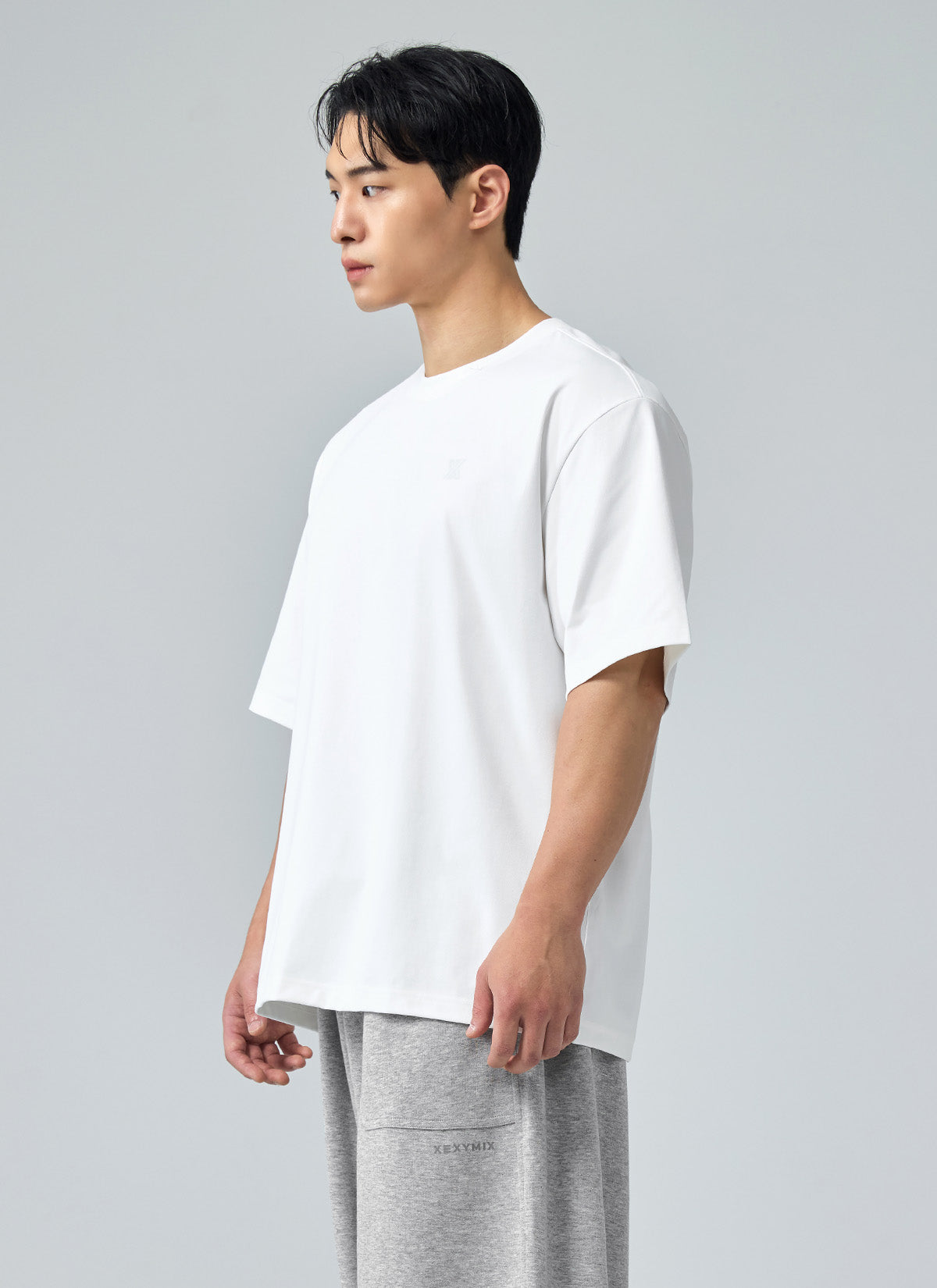 Men's  X標誌寬肩 Over Fit 短袖上衣 | 共5色 | XMK3TS1101
