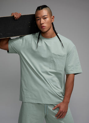 Air Mesh Men's 透氣寬鬆短袖上衣｜共4色｜XML2TS1103