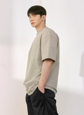 Men's 柔軟舒適寬鬆短袖上衣｜共6色｜XMK2TS1104