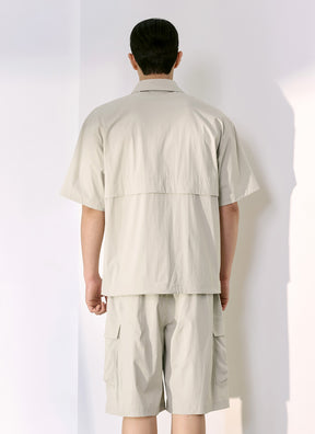 Daily Woven 半拉鍊防風短袖上衣｜共3色｜XMK2TS1105