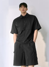 Daily Woven 半拉鍊防風短袖上衣｜共3色｜XMK2TS1105