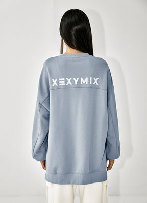 柔軟側開衩寬鬆大學T｜共5色｜XFK4TL1105