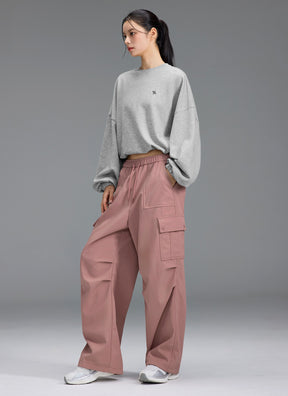 保暖梭織寬版工裝褲｜共5色｜XFK4PP1105