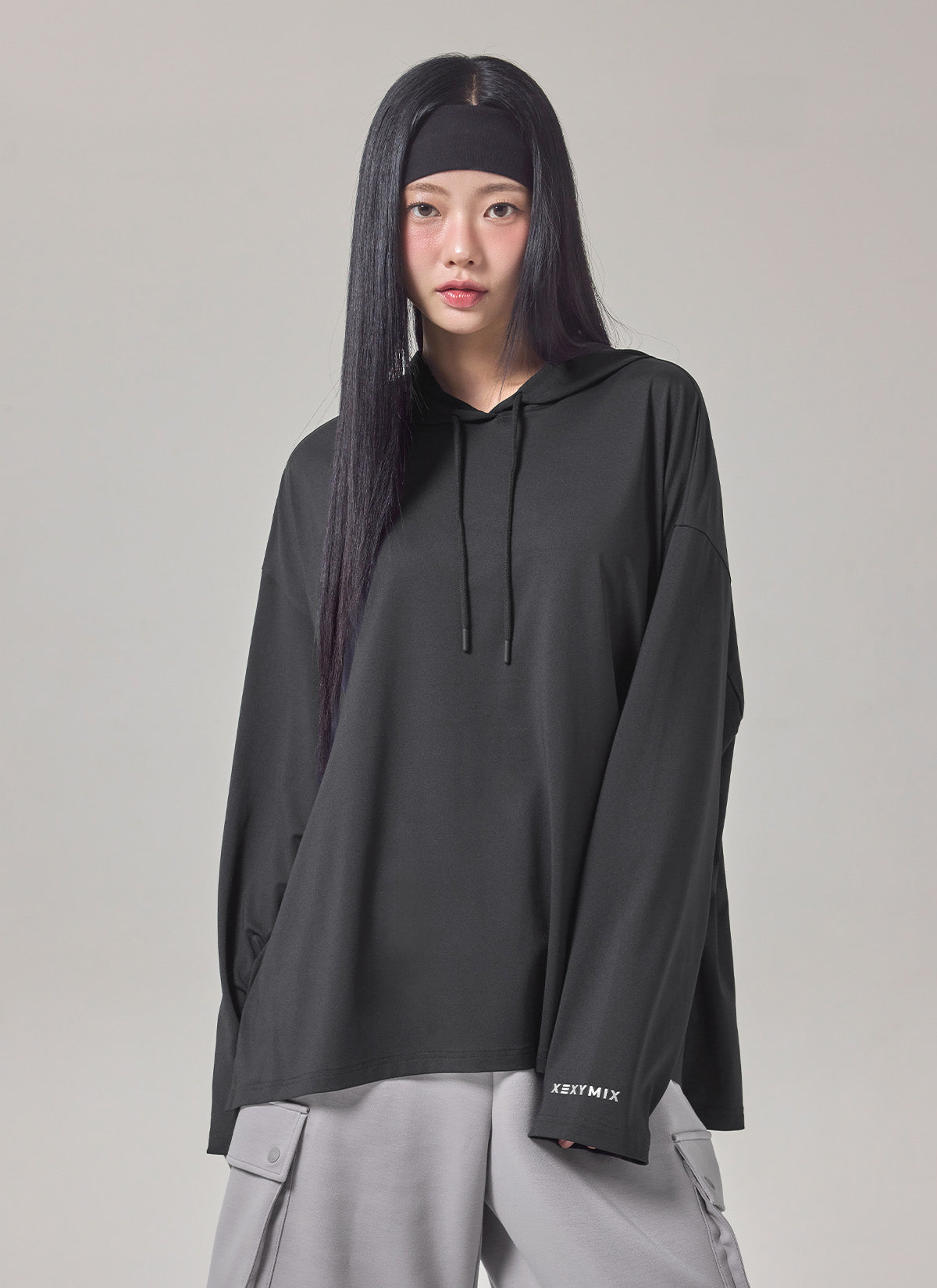 Medium Feather寬鬆連帽長袖上衣｜共5色｜XFK3TL1109