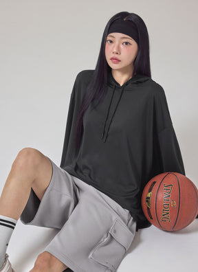 Medium Feather寬鬆連帽長袖上衣｜共5色｜XFK3TL1109