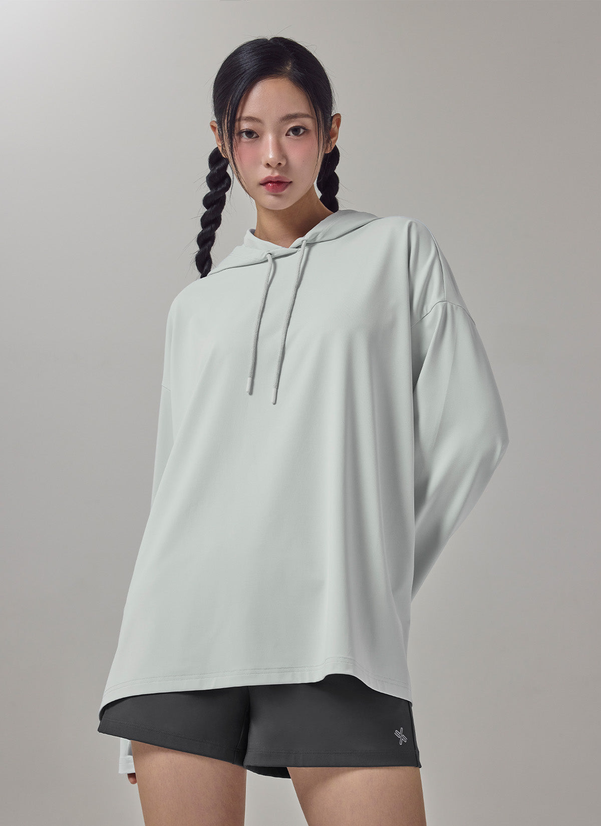 Medium Feather寬鬆連帽長袖上衣｜共5色｜XFK3TL1109