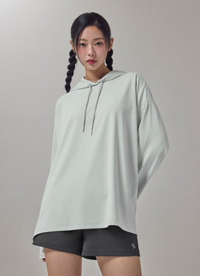 Medium Feather寬鬆連帽長袖上衣｜共5色｜XFK3TL1109