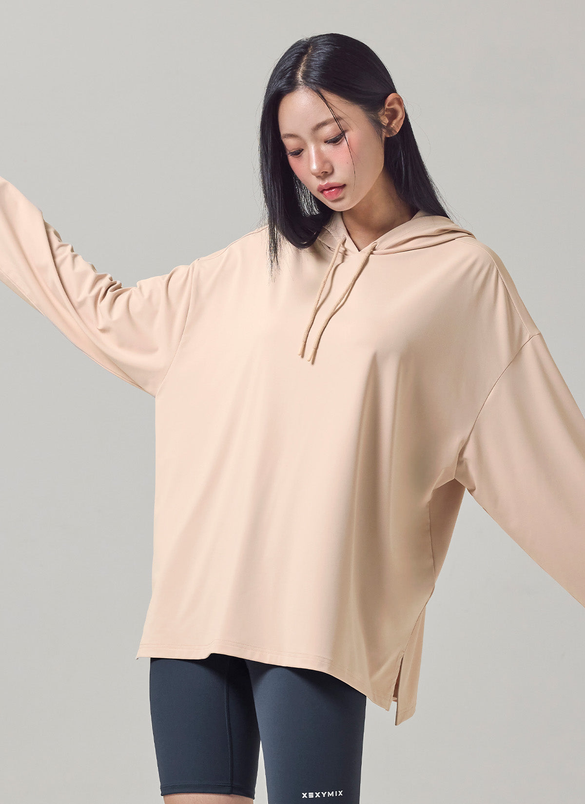 Medium Feather寬鬆連帽長袖上衣｜共5色｜XFK3TL1109