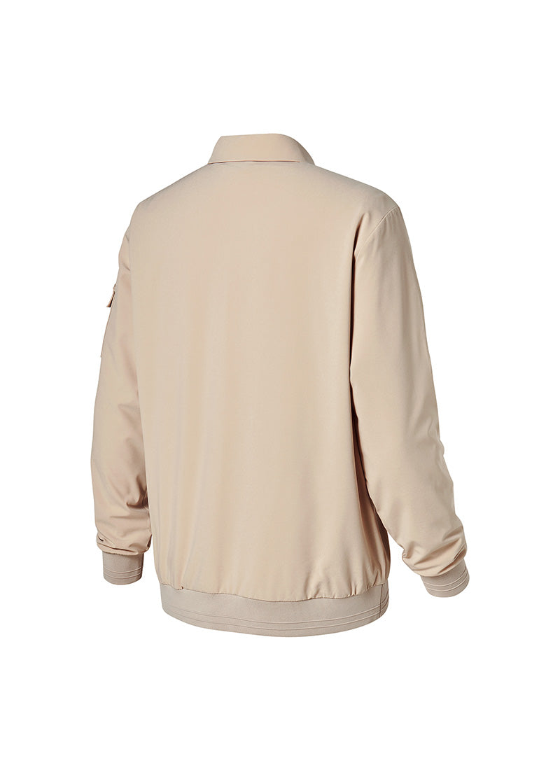 Men's Flex 梭織Polo衫長袖上衣｜共4色｜XMK3QL1201
