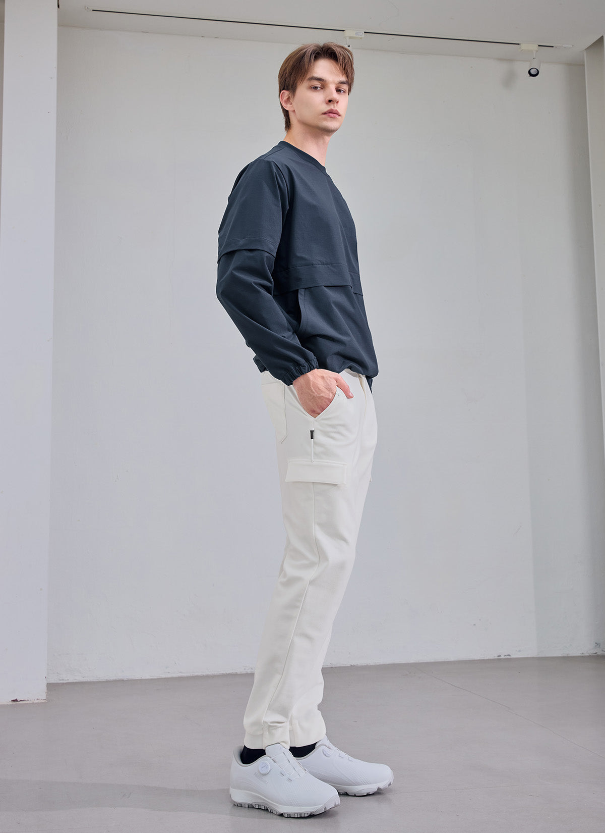 Men's 可拆式刷毛梭織長袖上衣｜共3色｜XMK3TL1201