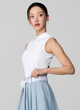 點點絲巾Polo背心上衣｜共3色｜XFL2QE1205