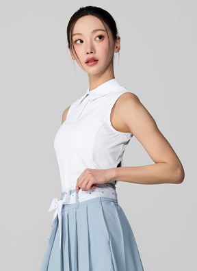 點點絲巾Polo背心上衣｜共3色｜XFL2QE1205