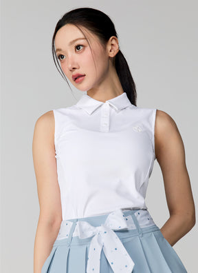 點點絲巾Polo背心上衣｜共3色｜XFL2QE1205