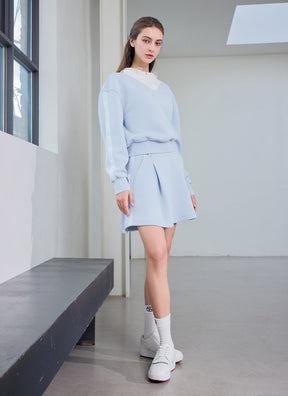 Soft文字標誌短裙｜共3色｜XFK3RK1208