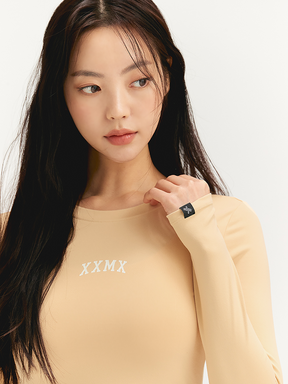 XXMX柔棉長袖短版上衣｜共8色｜XT4368G