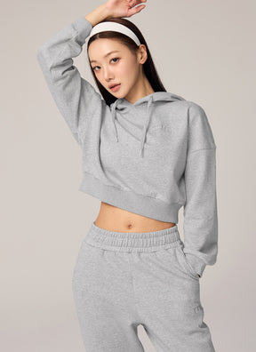 XXMX溫暖拉絨連帽短版大學TEE｜共5色｜XTFHD02H4